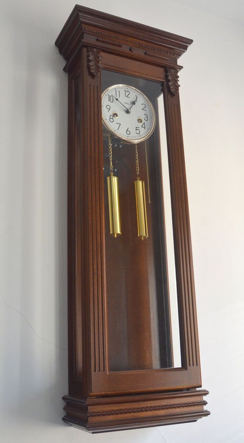 Zegar wiszący mechaniczny Adler 11000W – elegancki zegar z kurantem 31-dniowym (4).JPG