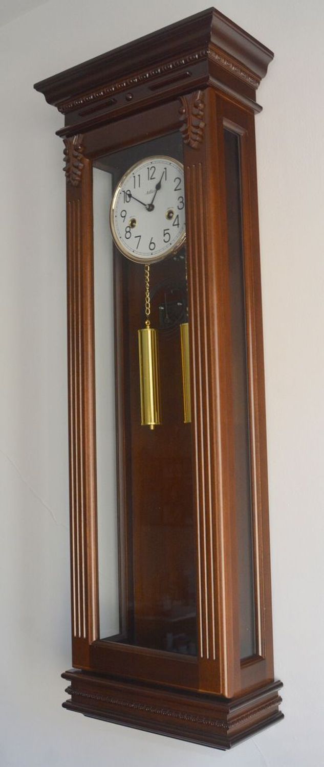 Zegar wiszący mechaniczny Adler 11000W – elegancki zegar z kurantem 31-dniowym (4).JPG