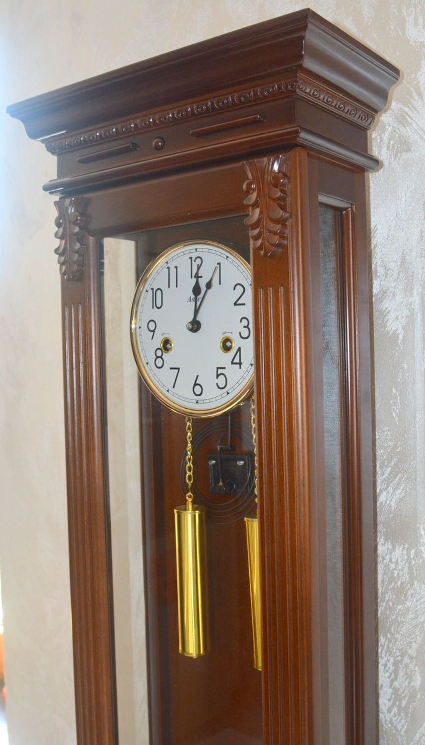 Zegar wiszący mechaniczny Adler 11000W – elegancki zegar z kurantem 31-dniowym (4).JPG