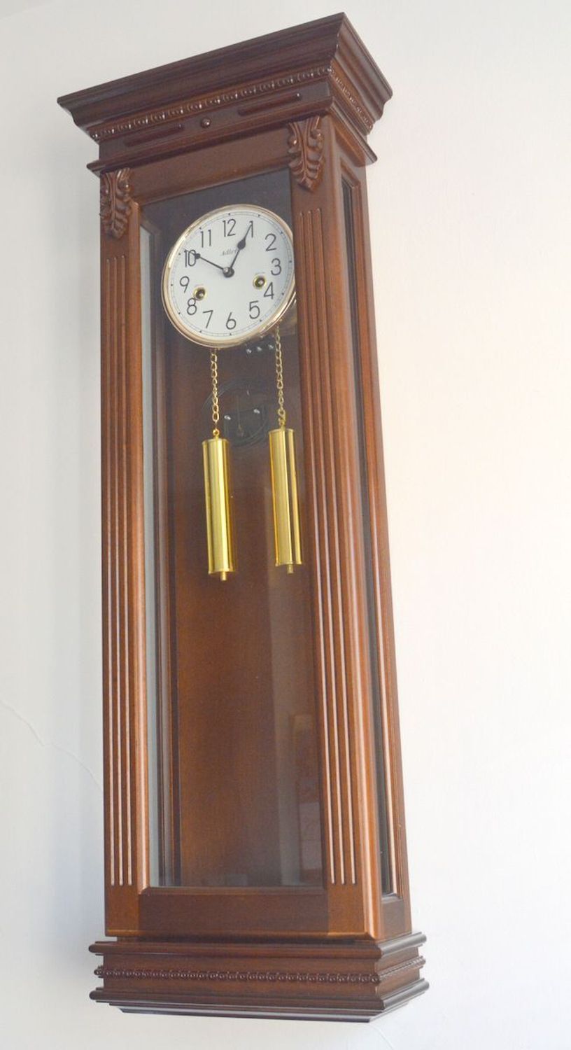 Zegar wiszący mechaniczny Adler 11000W – elegancki zegar z kurantem 31-dniowym (4).JPG