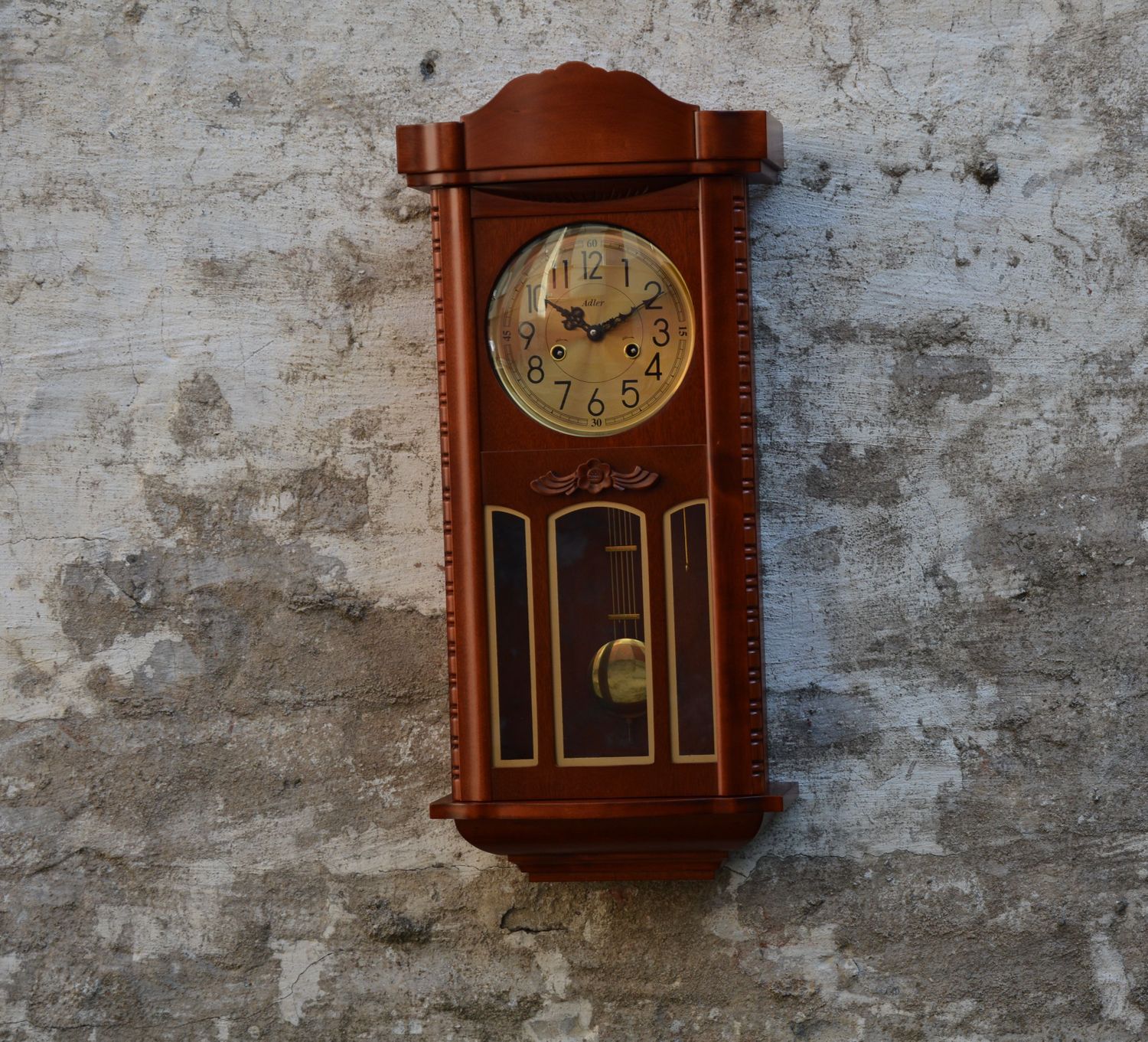 Zegar ścienny mechaniczny marki Adler 11002CH k.jpg