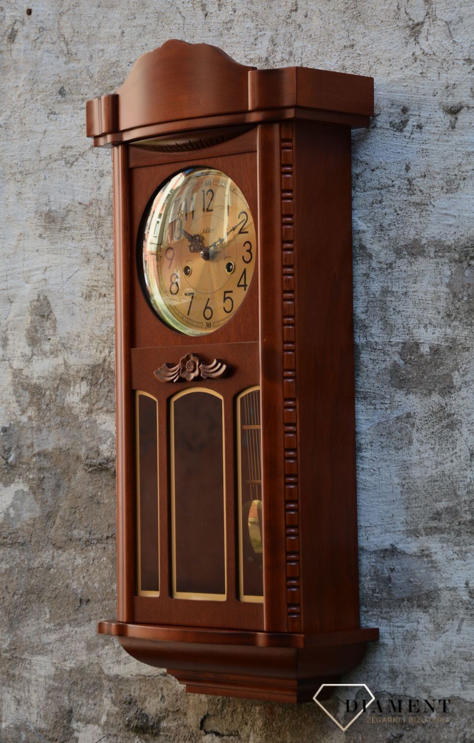 Zegar ścienny mechaniczny marki Adler 11002CH k.jpg