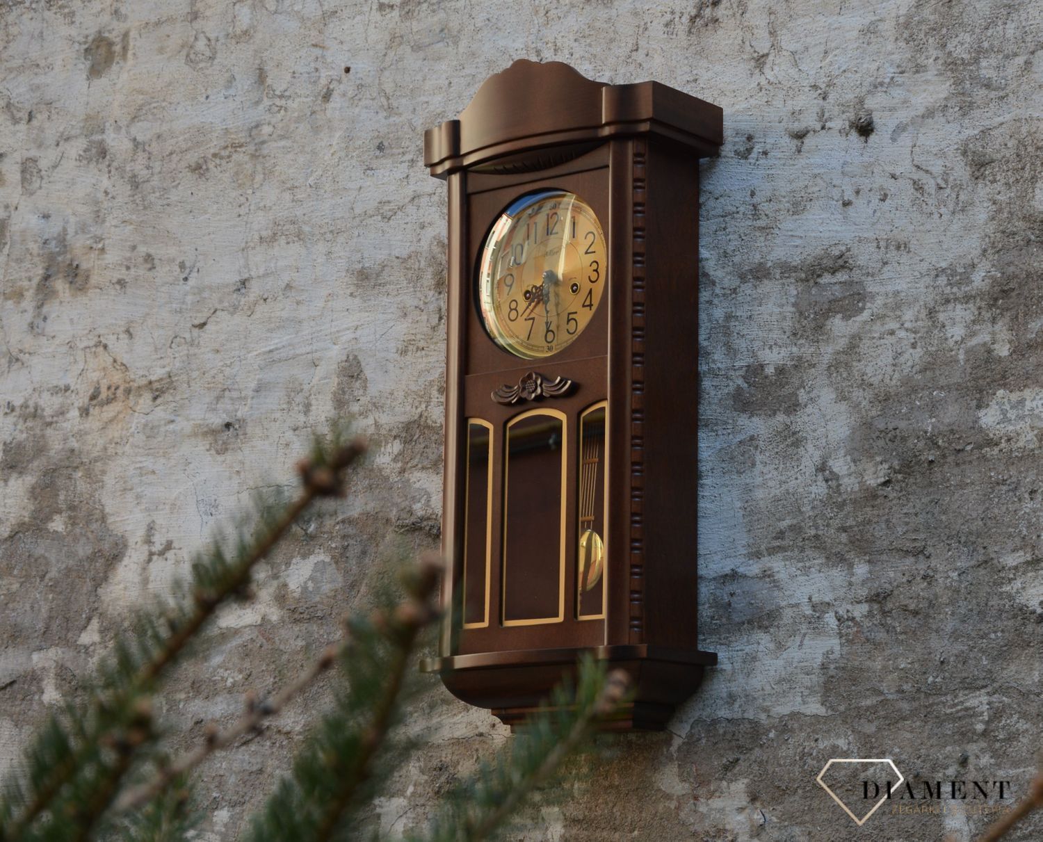 Zegar ścienny mechaniczny marki Adler 11002W l.jpg