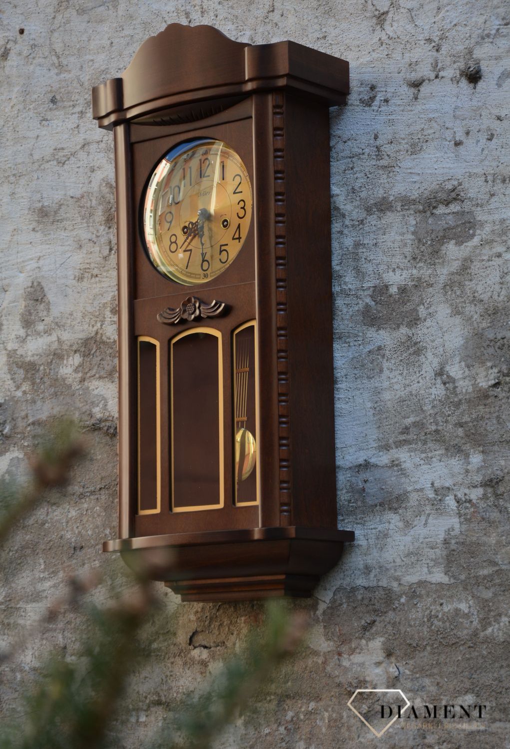 Zegar ścienny mechaniczny marki Adler 11002W l.jpg