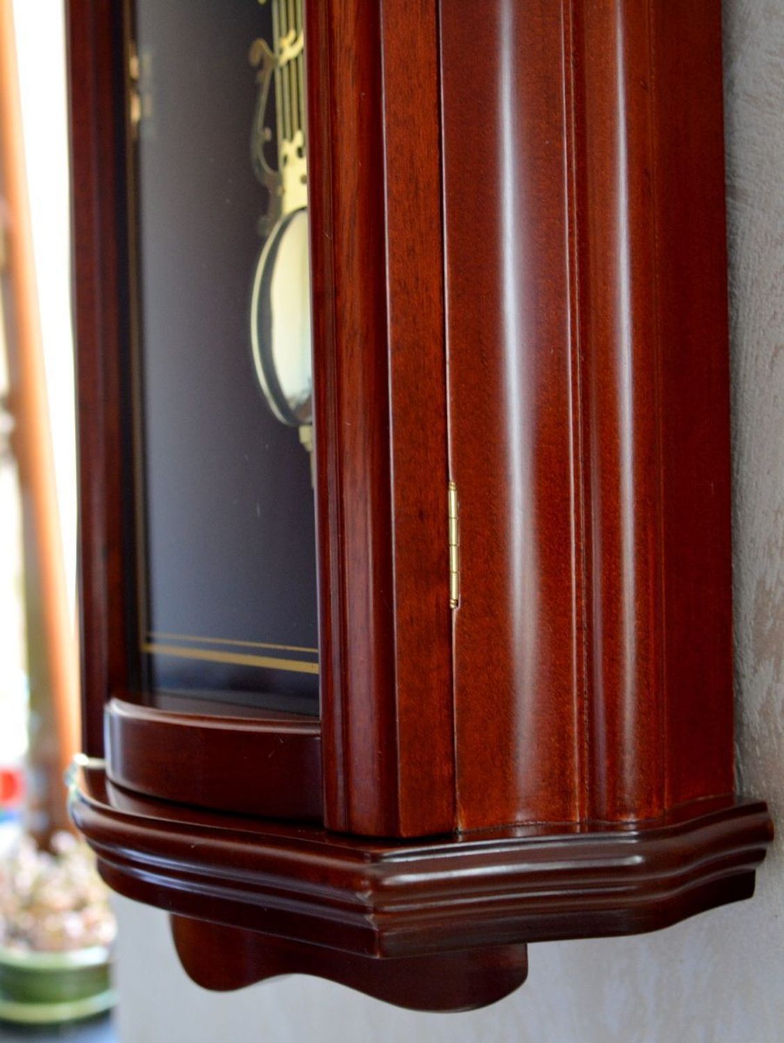 Zegar ścienny z wahadłem drewniany Adler 11017CH✓Zegary ścienne✓Zegary szafkowe ✓Zegary mechaniczne, Zegar ścienny z wahadłem  (2).JPG