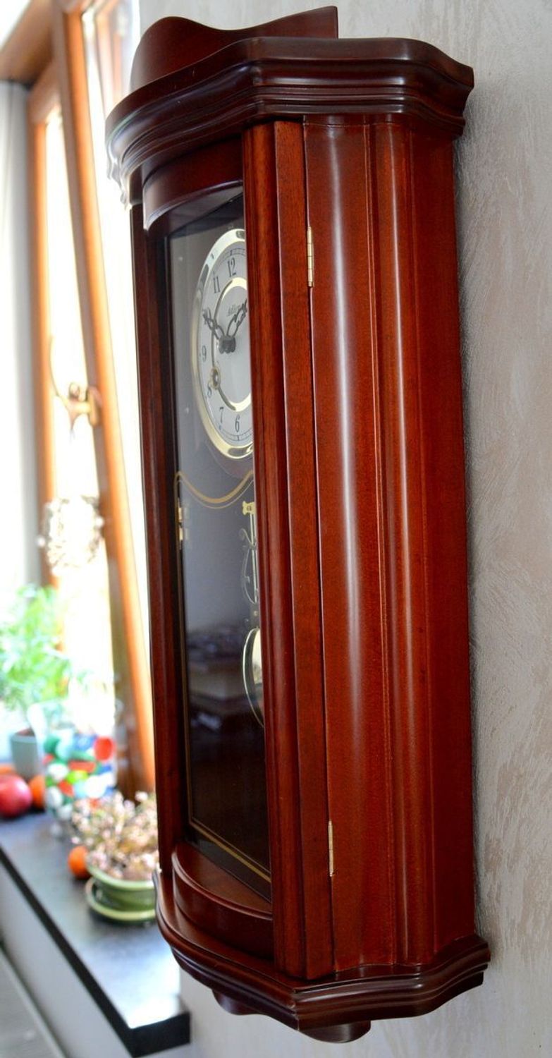 Zegar ścienny z wahadłem drewniany Adler 11017CH✓Zegary ścienne✓Zegary szafkowe ✓Zegary mechaniczne, Zegar ścienny z wahadłem  (2).JPG