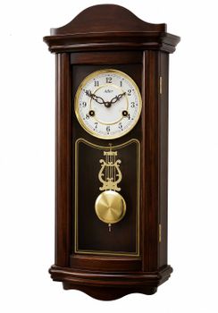 Zegar ścienny z wahadłem Adler 11017W – drewniany, orzech, 31-dniowy mechanizm, adler.jpg
