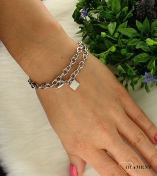 Bransoletka damska Coeur De Lion z perłą słodkowodną 1104301426. Piękna i delikatna bransoletka w kolorze srebrnym wykonana w Niemczech. COEUR DE LION to nowy koncept biżuterii, wykonanej ręcznie (1).jpg