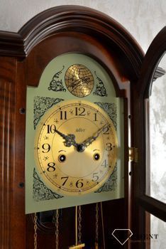 Zegar ścienny drewniany wiszący mechaniczny Adler nakręcany 11070W to zegar drewniany wiszący z wahadłem idealny do stylowych, drewnianych wnętrz (6).JPG