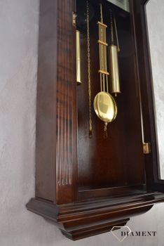 Zegar ścienny drewniany wiszący mechaniczny Adler nakręcany 11070W to zegar drewniany wiszący z wahadłem idealny do stylowych, drewnianych wnętrz (7).JPG