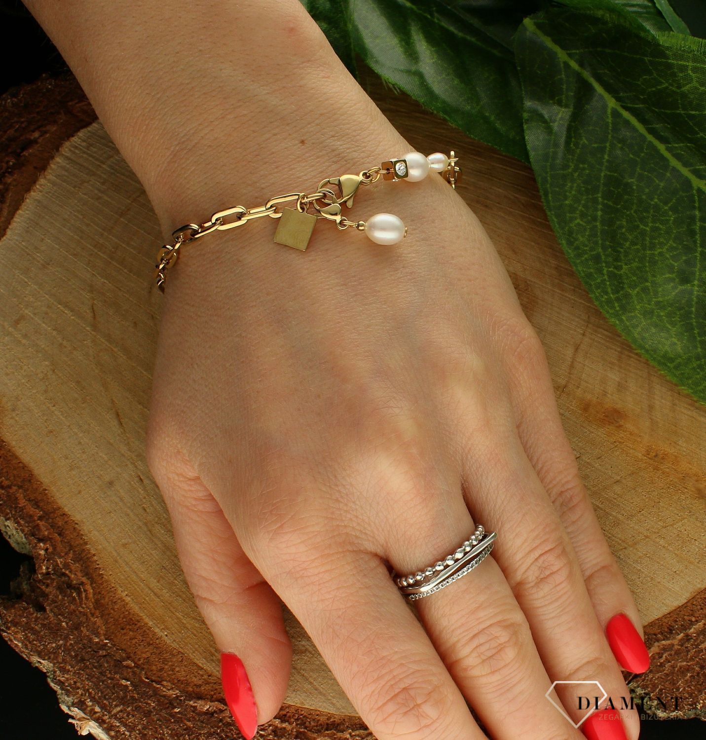 Bransoletka Coeur de Lion z perłami słodkowodnymi 111230-1416.jpg