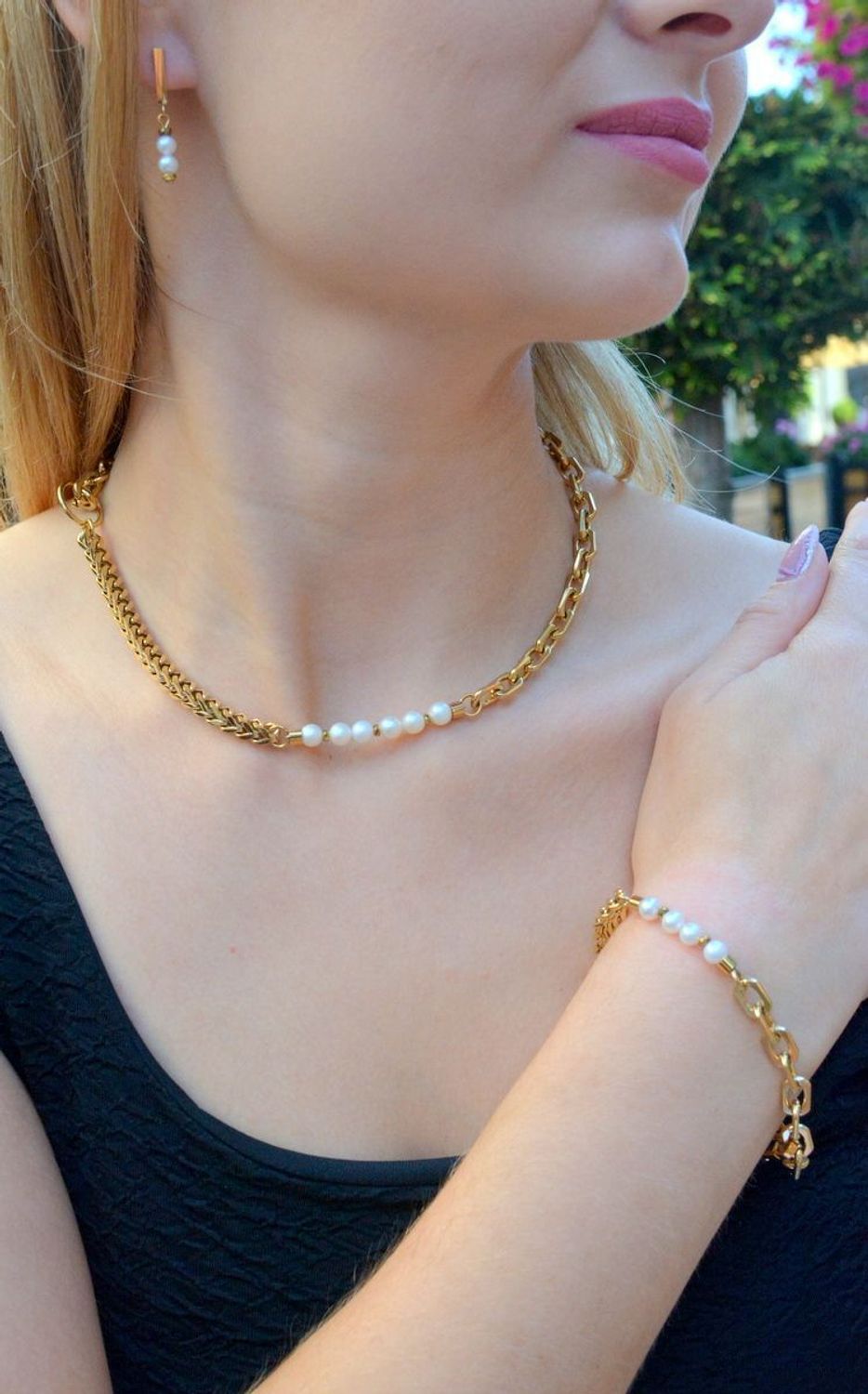 Komplet Zestaw Coeur De Lion Shape Shifter Perły słodkowodne 1120501416.jpg