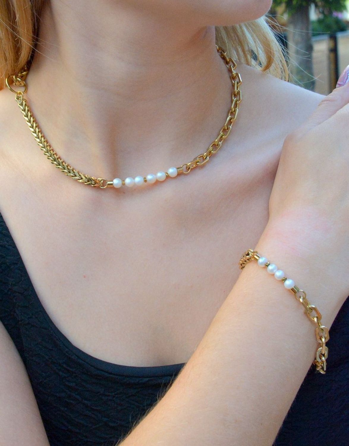 Komplet Zestaw Coeur De Lion Shape Shifter Perły słodkowodne 1120501416.jpg