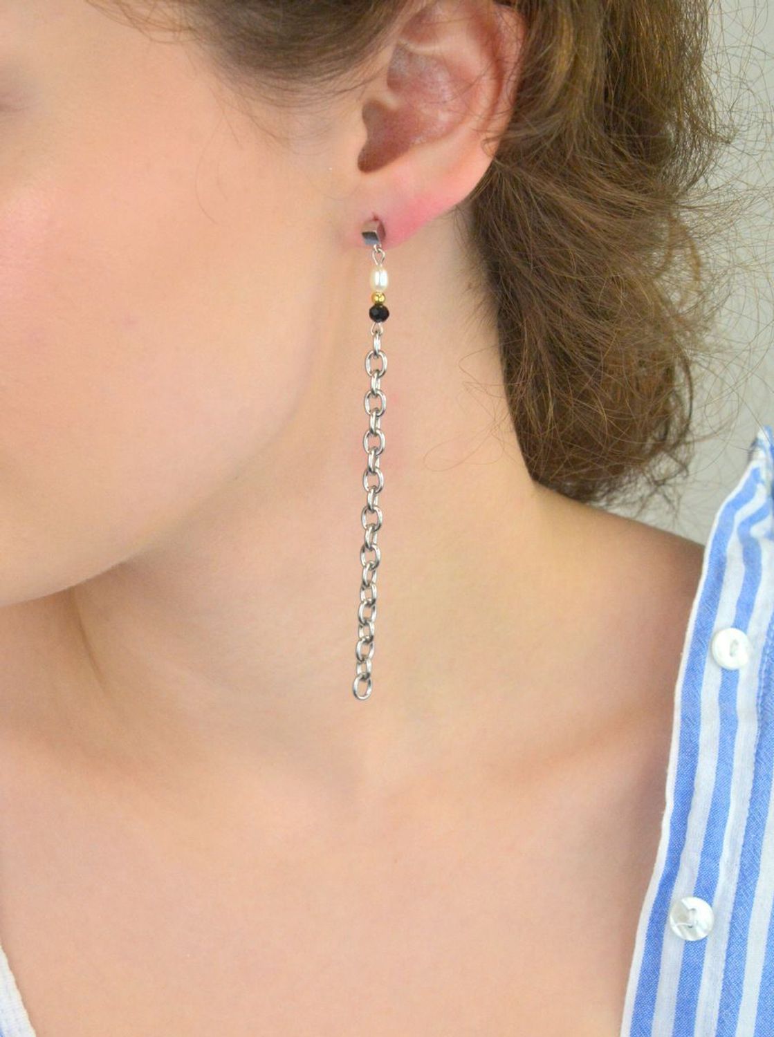 Kolczyki damskie Coeur de Lion Art Deco Elegance z perłą 1133211314e (2).jpg