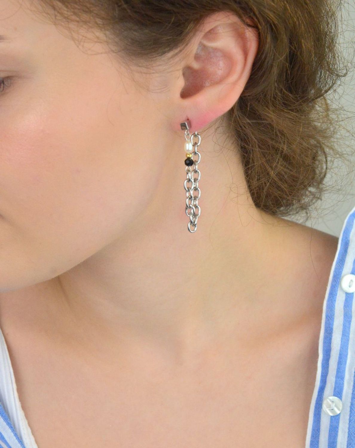 Kolczyki damskie Coeur de Lion Art Deco Elegance z perłą 1133211314e (2).jpg