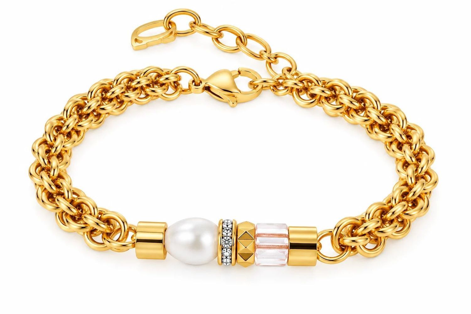 Bransoletka damska Coeur de Lion Structure Gold 1144301416 złota (3).jpg