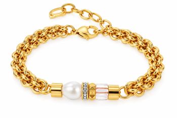 Bransoletka damska Coeur de Lion Structure Gold 1144301416 złota (3).jpg