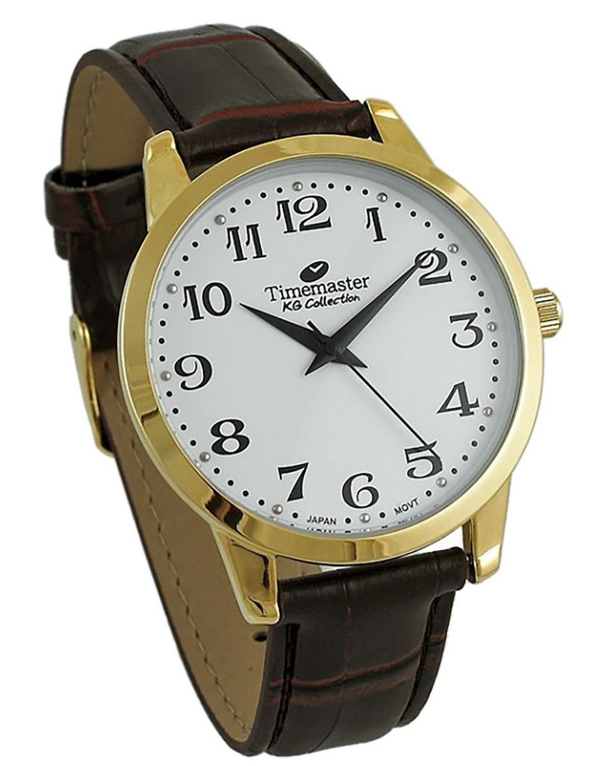 Zegarek męski Timemaster 117-45 klasyczny, brązowy pasek, grawer gratis.jpg