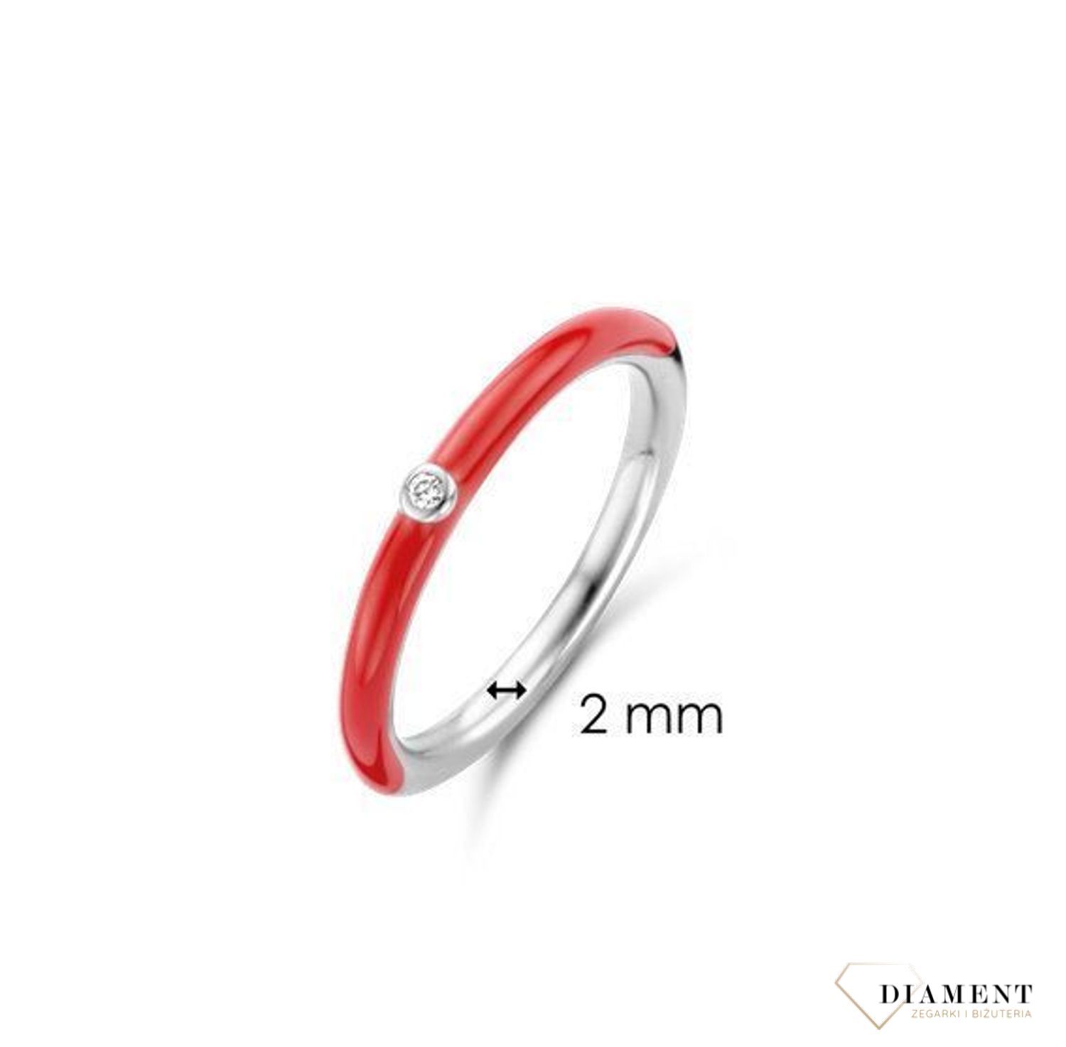 Srebrny pierścionek czerwona emalią i cyrkonia 12225CR (1).jpg