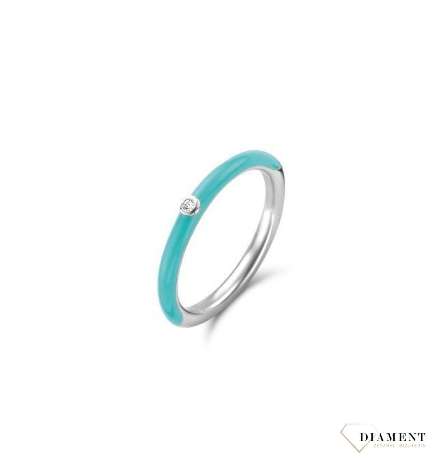 Srebrny pierścionek z turkusową emalią i cyrkonią 12225TQ (1).jpg