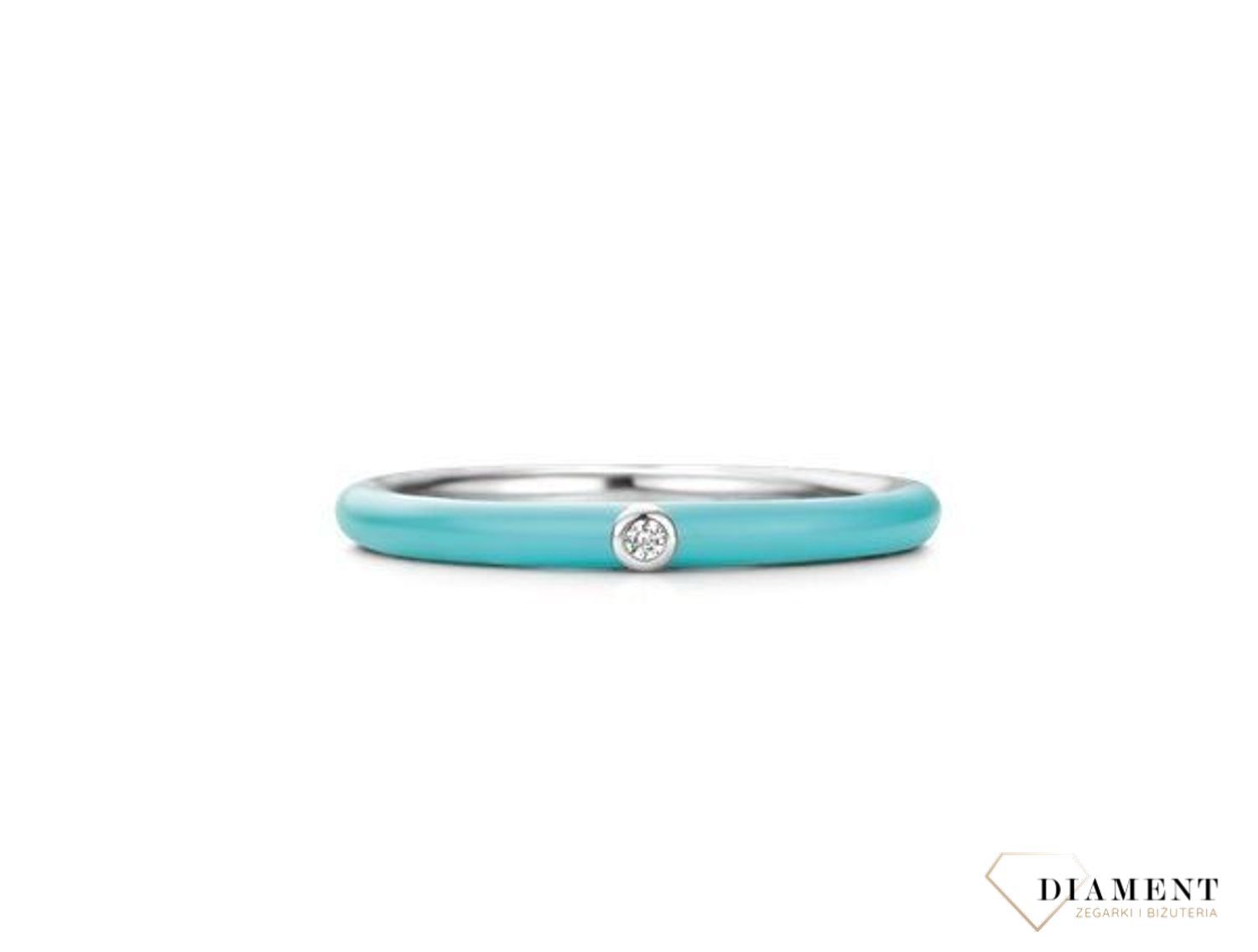 Srebrny pierścionek z turkusową emalią i cyrkonią 12225TQ (1).jpg