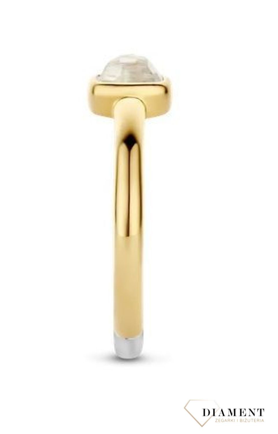 Srebrny pierścionek pozłacany Ti Sento z oczkiem z masy perłowej 12267MW (2).jpg