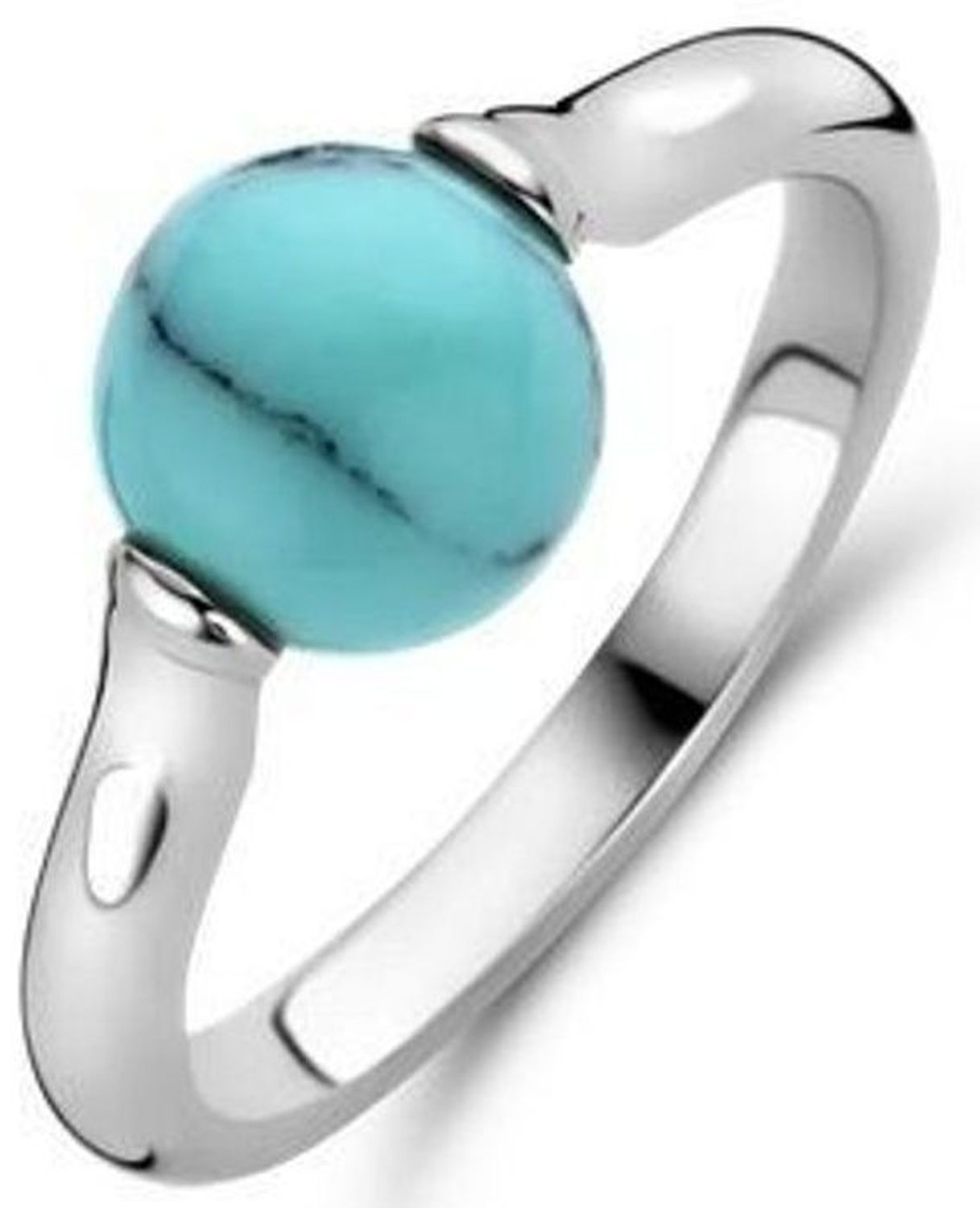 Srebrny pierścionek Ti Sento z Turkusem 12290TQ r. Wiecznie modne wzory, które sprawdzą się jako idealny prezent dla bliskiej osoby.Połącz pierścionek dowolnie z innymi produktami i stwórz swój niepowtarzalny zestaw!.jpg