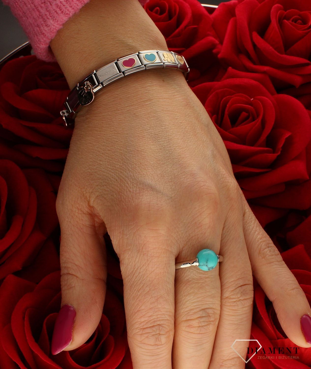 Srebrny pierścionek Ti Sento z Turkusem 12290TQ r. Wiecznie modne wzory, które sprawdzą się jako idealny prezent dla bliskiej osoby.Połącz pierścionek dowolnie z innymi produktami i stwórz swój niepowtarzalny zestaw!.jpg