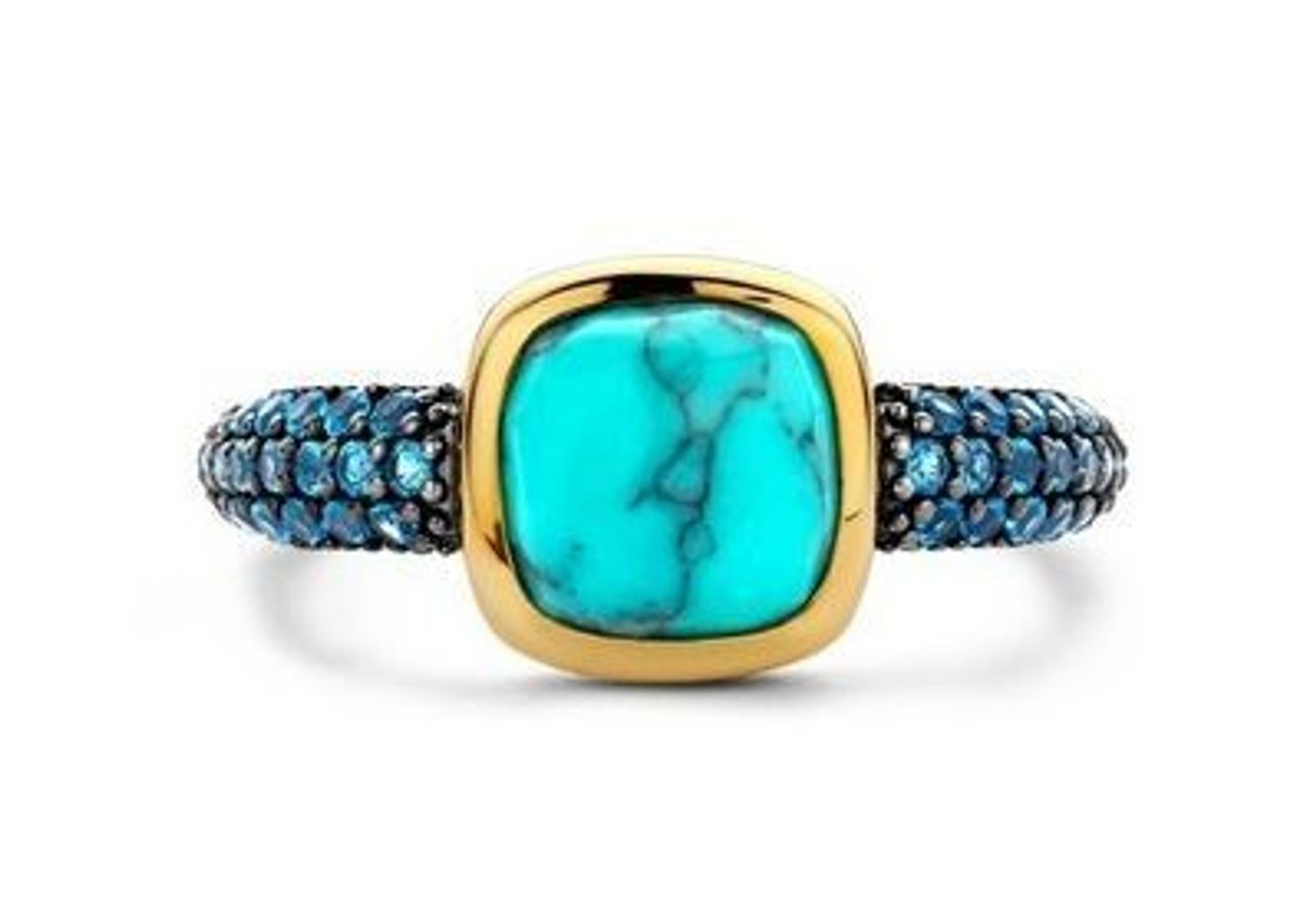  Pierścionek srebrny pozłacany TI SENTO 12331TQ. Srebrny pierścionek damski. Srebrny pierścionek Ti Sento. Pierścionek damski z turkusem. Pierścionek srebrny pozłacany z turkusem na prezent (2).jpg