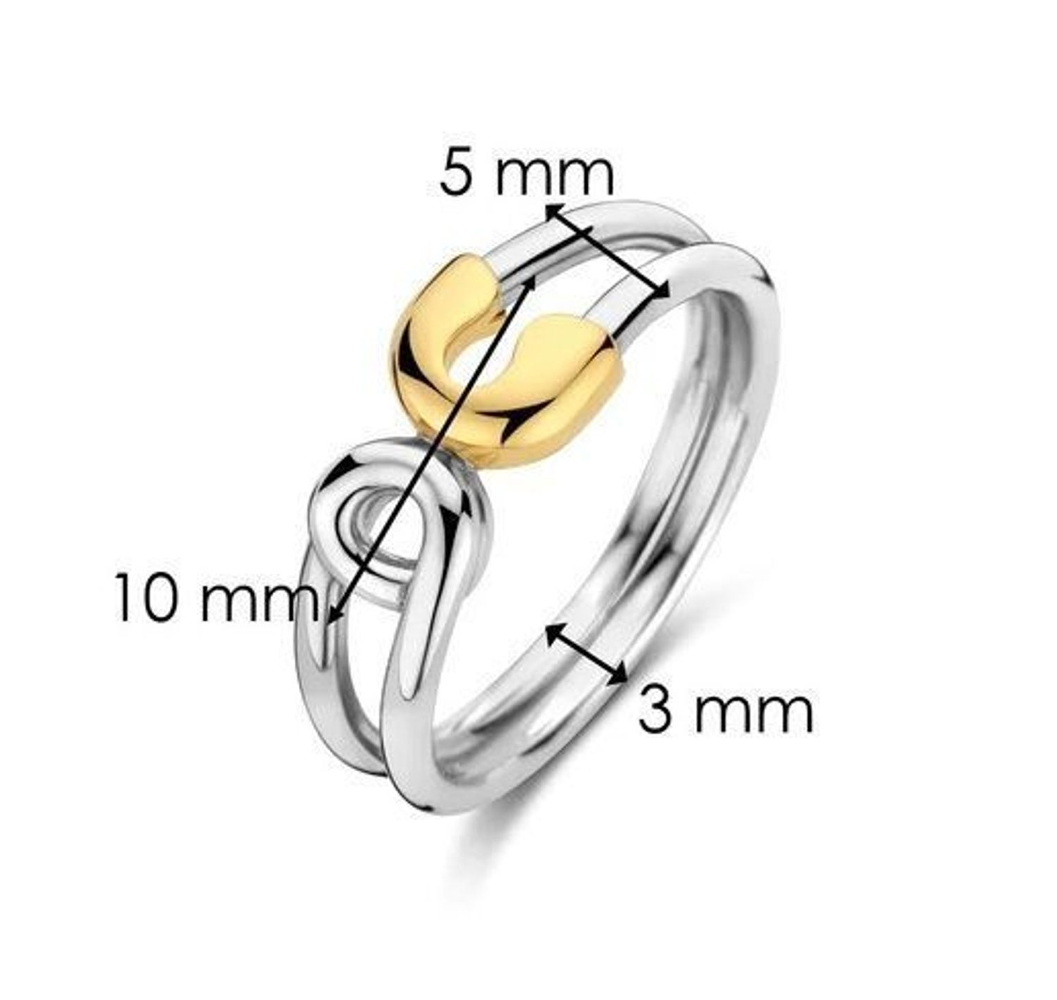 Srebrny pierścionek Ti Sento z dodatkiem złota 12333SY (2).jpg