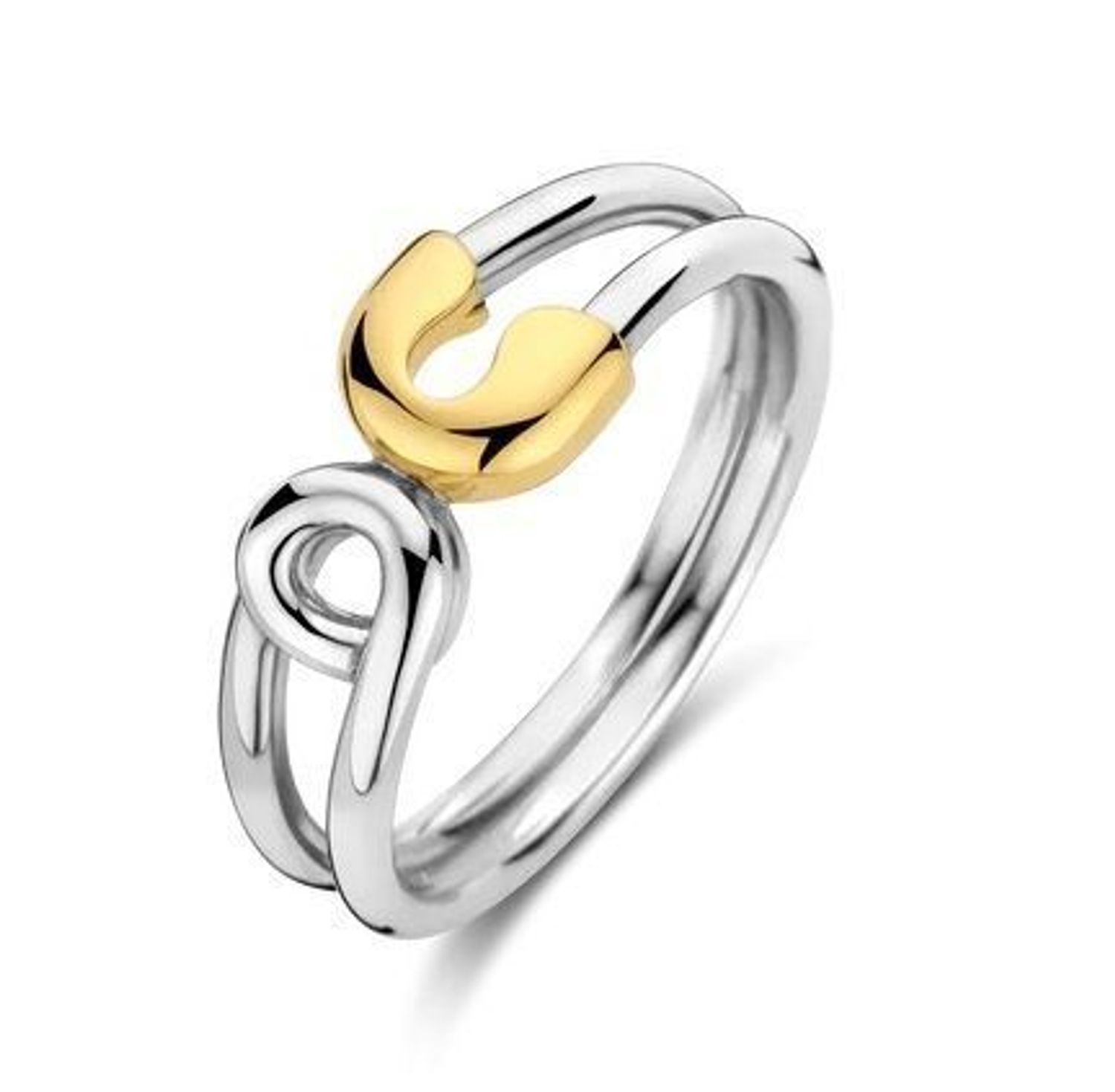 Srebrny pierścionek Ti Sento z dodatkiem złota 12333SY (2).jpg