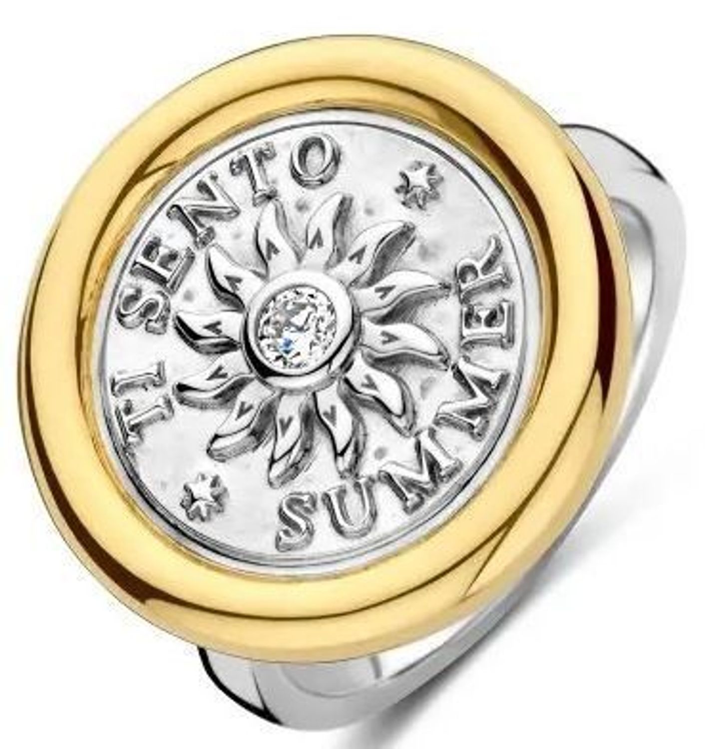 Pierścionek damski TI SENTO srebro 925 12334ZY Podkreśl swoją wyjątkowość dzięki pierścionkowi TI SENTO Milano – model 12334ZY to połączenie nowoczesnego wzornictwa z ponadczasową elegancją. 1.jpg