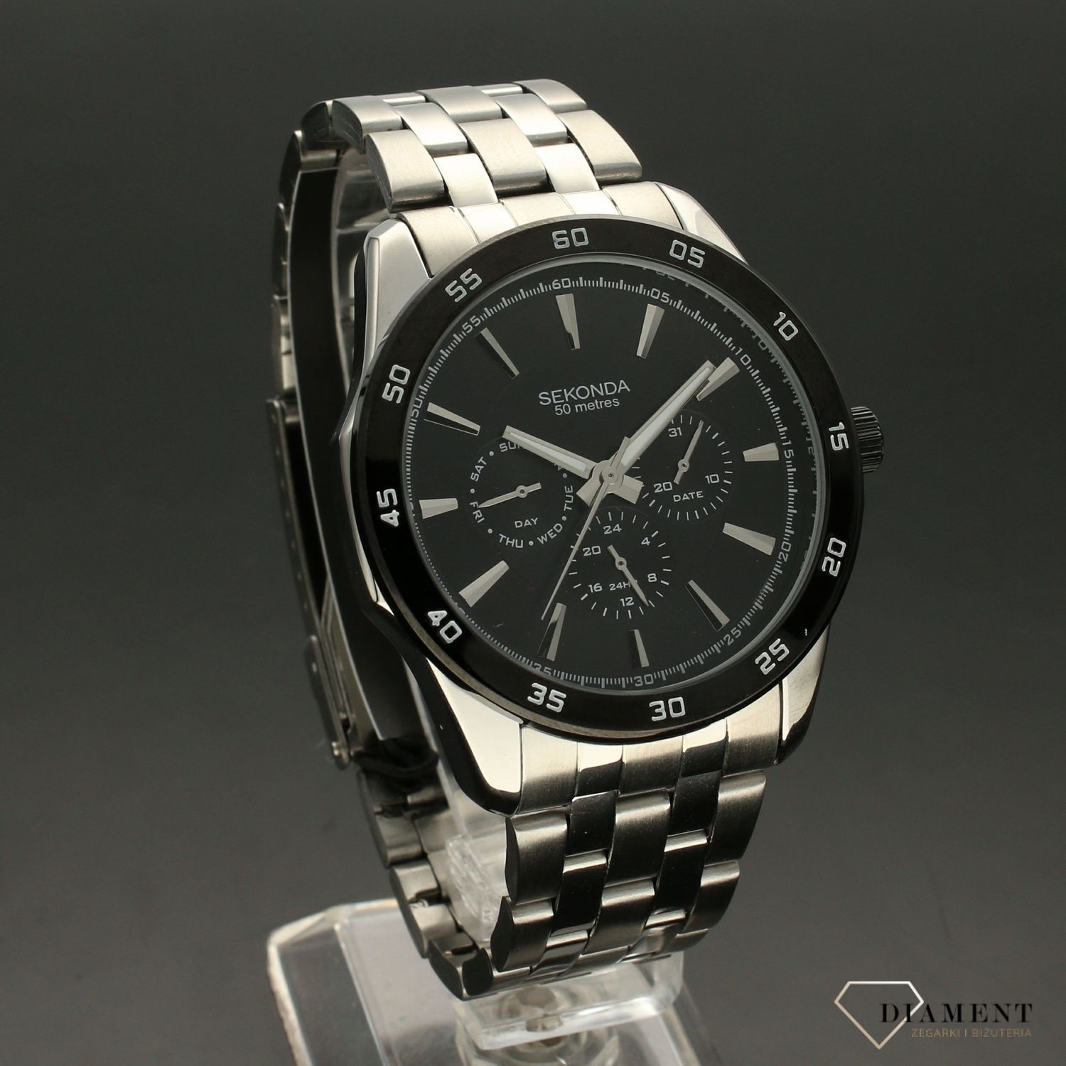Zegarek męski Sekonda 'czarna tarcza' 1392.v2.jpg