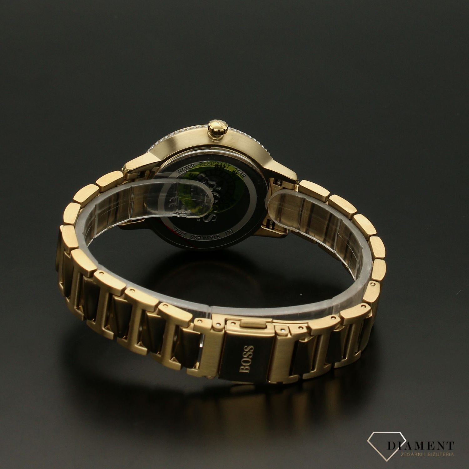 Zegarek damski Hugo Boss Signature 'Blask żółtego złota'.jpg