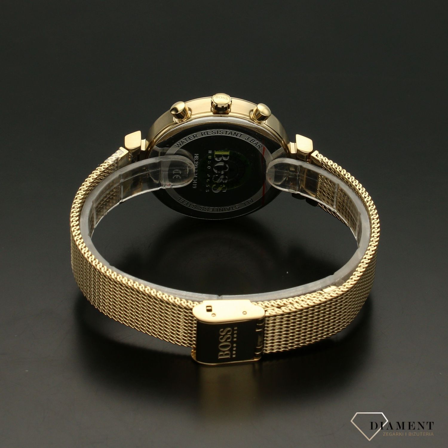 Zegarek damski na złotej bransolecie z nowoczesną multidatą. Delikatna bransoleta dodaje wdzięku. Zegarek o numerze katalogowym 1502552.jpg