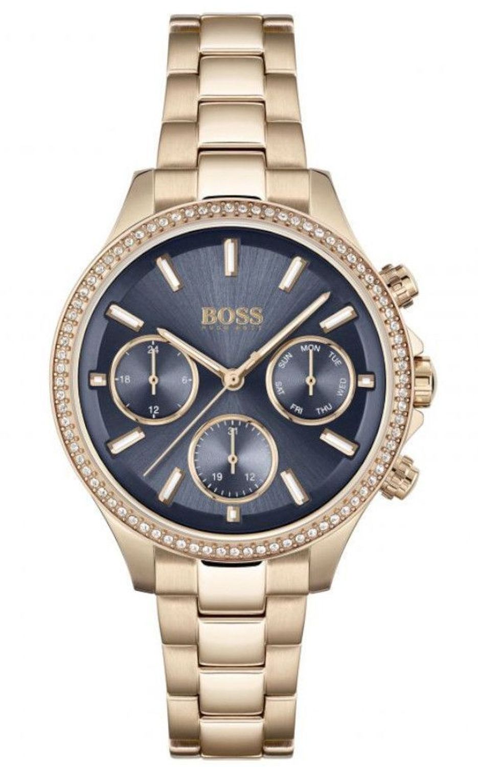Zegarek damski Hugo Boss na bransolecie Hera 'Jeans Blue' 1502566dsf.jpg