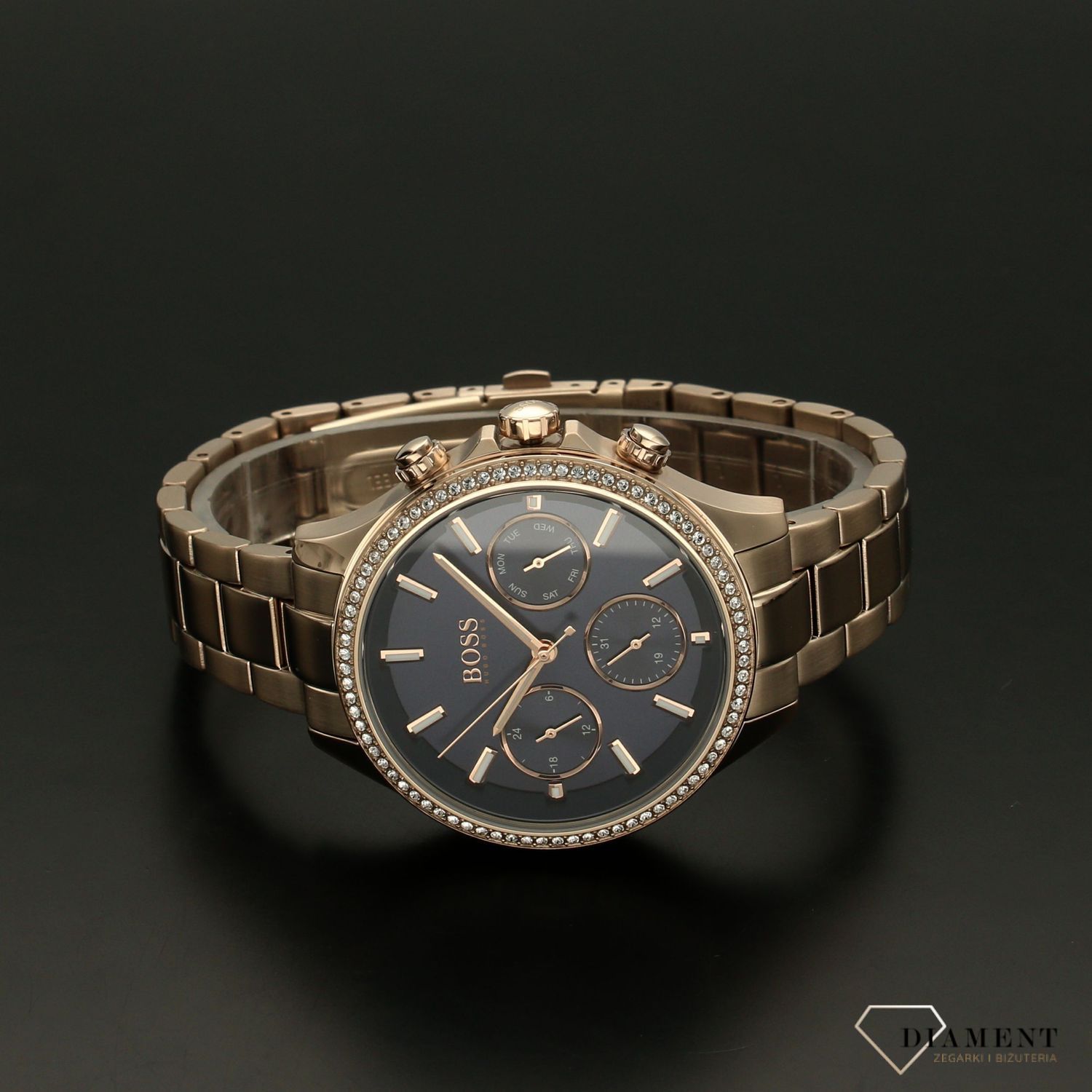 Zegarek damski Hugo Boss na bransolecie Hera 'Jeans Blue' 1502566dsf.jpg