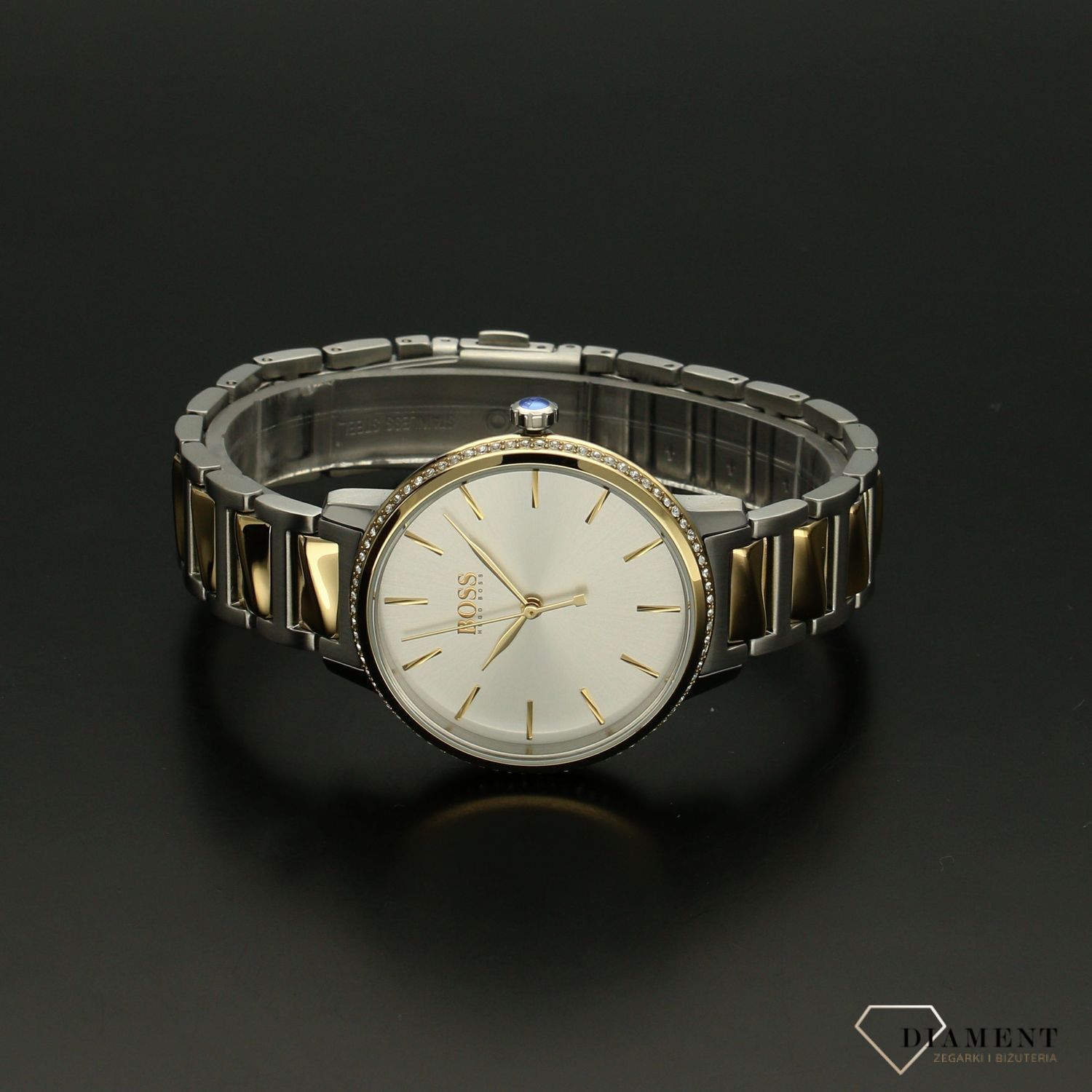 Zegarek damski Hugo Boss Signature 1502568 ' Blask Bicoloru'adasd.jpg