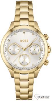 Zegarek damski HUGO BOSS Hera 1502628  to zegarek do pracy na stalowej, pięknie zdobionej bransolecie, najmodniejszy zegarek na zawsze. Zegarek elegancki o modnym look'u. Propozycja dla miłośników.jpg