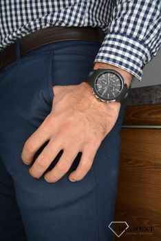 Zegarek męski Hugo Boss 1513716 sportowy Velocity to najmodniejszy zegarek na silikonowym, wytrzymałym pasku z dużym logo BOSS (2).JPG
