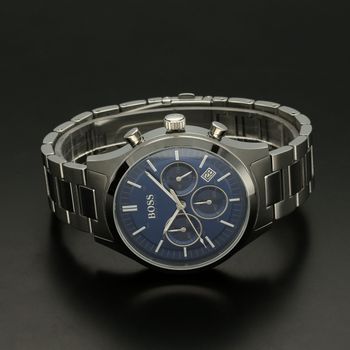 Zegarek męski Hugo Boss Metronome 1513801 to najmodniejszy zegarek na stalowej, wytrzymałej bransolecie z japońskim mechanizmem.  (4).jpg