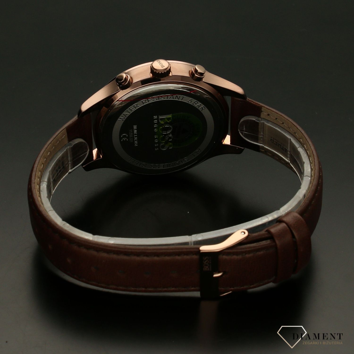 Zegarek męski Hugo Boss 1513804 Associate na brązowym pasku to zegarek z kolekcji Hugo Boss..jpg