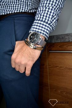 Zegarek męski Hugo Boss Associate 'Przystojny BOSS' 1513805 to zegarek do pracy na stalowej, wytrzymałej bransolecie, najmodniejszy zegarek na zawsze.  (5).JPG