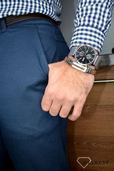 Zegarek męski Hugo Boss Associate 'Przystojny BOSS' 1513805 to zegarek do pracy na stalowej, wytrzymałej bransolecie, najmodniejszy zegarek na zawsze.  (7).JPG