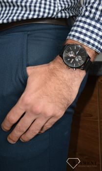 Zegarek męski Hugo Boss Associate 'Męski BOSS' 1513811 to zegarek do pracy na stalowej, wytrzymałej bransolecie, najmodniejszy zegarek na zawsze (3).JPG