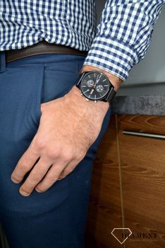 Zegarek męski Hugo Boss Associate 'Męski BOSS' 1513811 to zegarek do pracy na stalowej, wytrzymałej bransolecie, najmodniejszy zegarek na zawsze (5).JPG