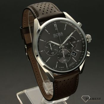 Zegarek męski Hugo Boss 1513815 na brązowym pasku z chronografem.  (1).jpg