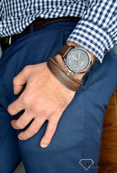 Zegarek męski Hugo Boss Champion 'Czekoladowy BOSS' 1513815 to zegarek do pracy na skórzanym, wytrzymałym pasku, najmodniejszy zegarek na zawsze (1).JPG