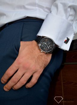 Zegarek męski Hugo Boss 1513816 Champion to najmodniejszy zegarek na czarnym, wytrzymałym pasku z kopertą ze stali. Zegarek dla prawdziwego faceta z czarną tarczą i prostymi indeksami  (2).JPG