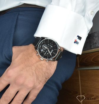 Zegarek męski Hugo Boss 1513816 Champion to najmodniejszy zegarek na czarnym, wytrzymałym pasku z kopertą ze stali. Zegarek dla prawdziwego faceta z czarną tarczą i prostymi indeksami  (6).JPG